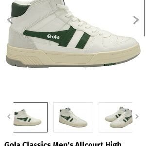 Gola Men's High-Top Sneakers - White and Green